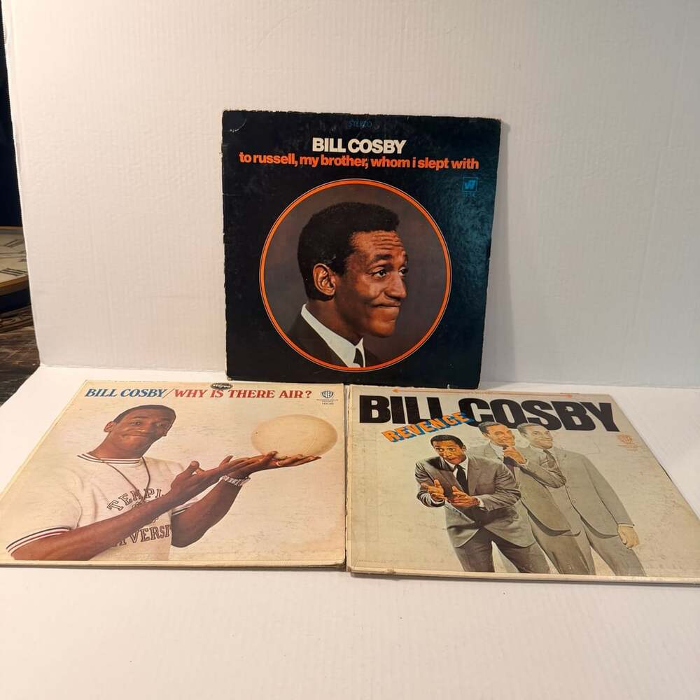 Lot of 3 Vintage Bill Cosby Vinyl LPs Comedy Records